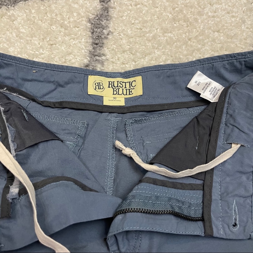 🌵Rustic Blues Men's Cargo Shorts 30 - Picture 4 of 5